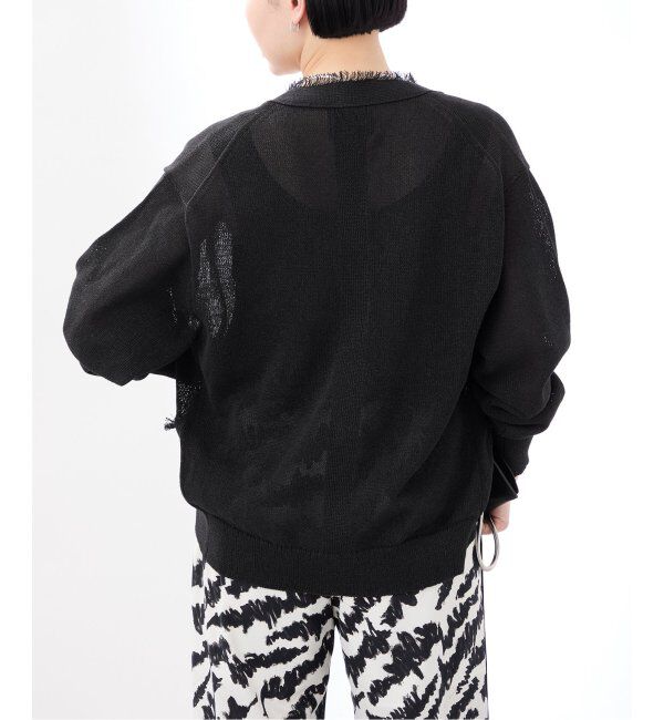 VERMEIL par iena「ペーパーテープヤーン カーデ」|カーディガン|