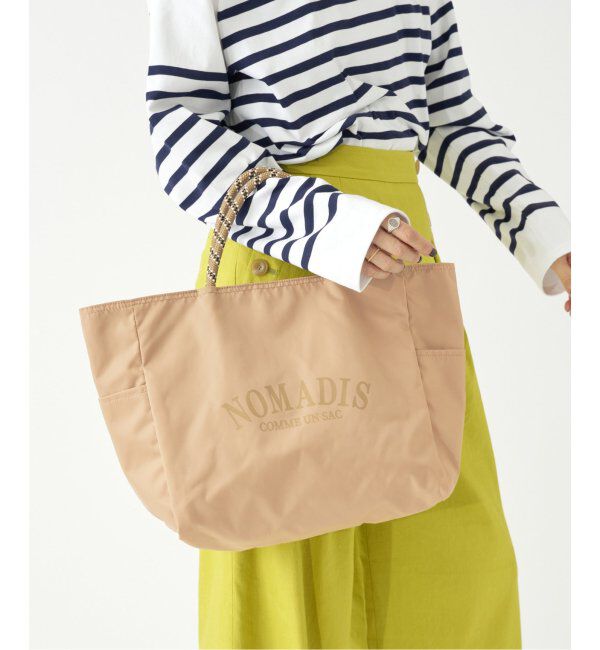 IENA「《WEB限定/追加》NOMADIS/ノマディス 別注 SAC WIDE リバーシブルトートバッグ」|トートバッグ|ブラウン