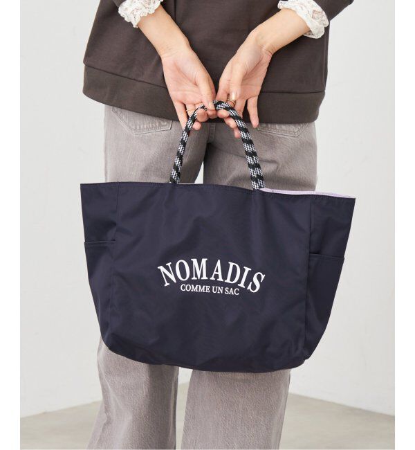 IENA「《WEB限定/追加》NOMADIS/ノマディス 別注 SAC WIDE リバーシブルトートバッグ」|トートバッグ|