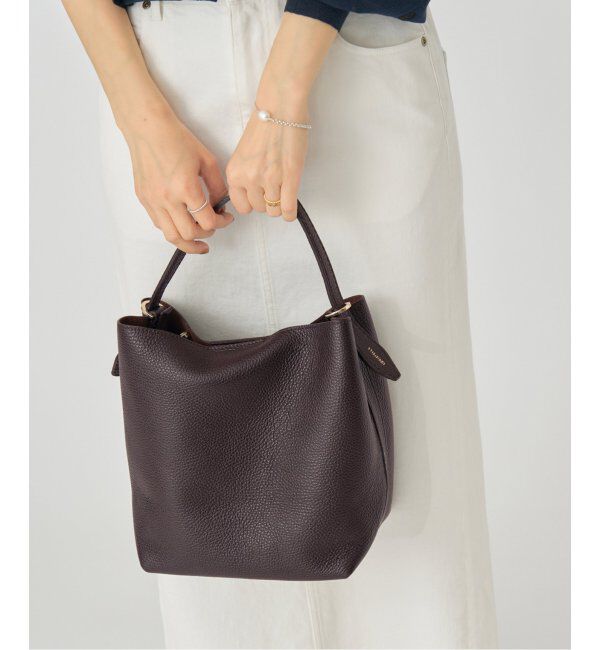 IENA「《追加2》LORISTELLA/ロリステッラ NINA レザートートバッグ 2850」|トートバッグ|ブラウン