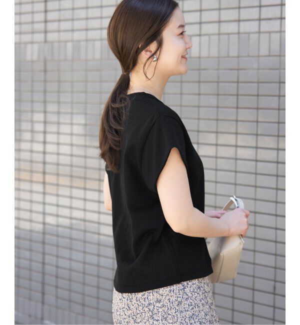 IENA「《追加》シアーミニ裏毛 Tシャツ」|Tシャツ・カットソー|