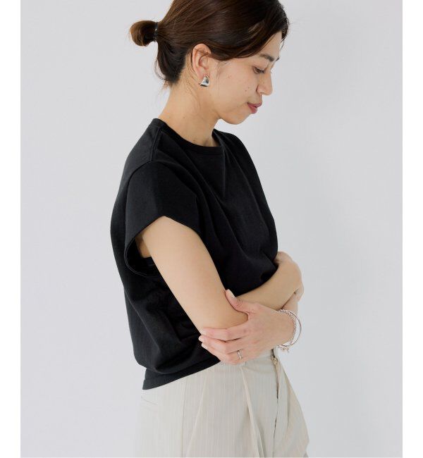 IENA「《追加》シアーミニ裏毛 Tシャツ」|Tシャツ・カットソー|