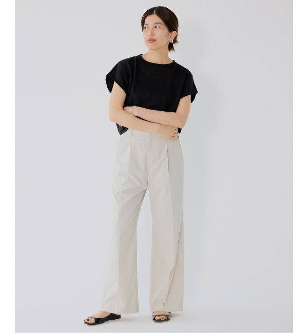 IENA「《追加》シアーミニ裏毛 Tシャツ」|Tシャツ・カットソー|