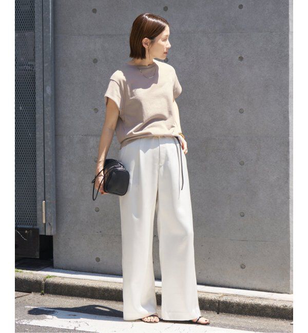 IENA「《追加》シアーミニ裏毛 Tシャツ」|Tシャツ・カットソー|