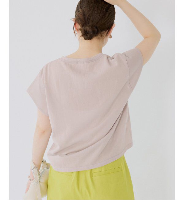 IENA「《追加》シアーミニ裏毛 Tシャツ」|Tシャツ・カットソー|