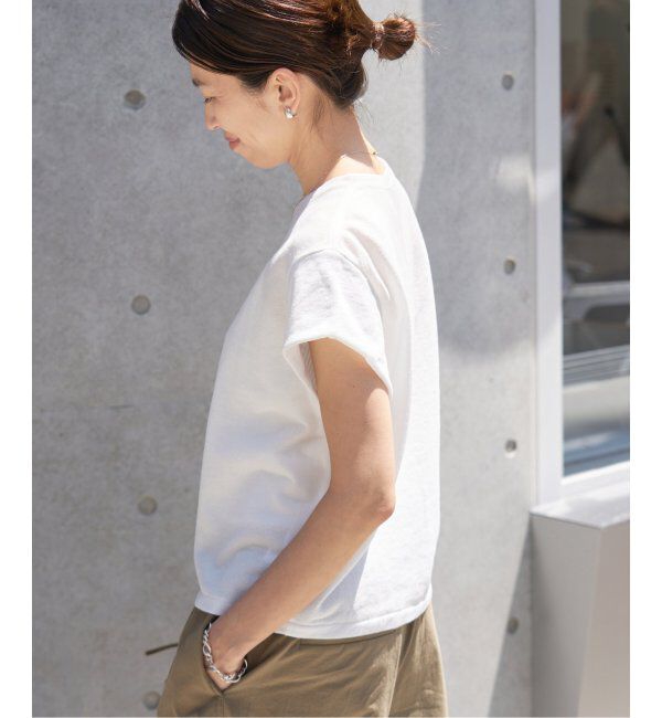 IENA「《追加》シアーミニ裏毛 Tシャツ」|Tシャツ・カットソー|