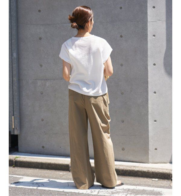 IENA「《追加》シアーミニ裏毛 Tシャツ」|Tシャツ・カットソー|