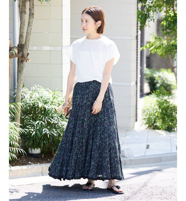 IENA「《追加》シアーミニ裏毛 Tシャツ」|Tシャツ・カットソー|