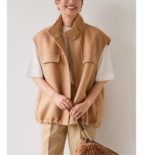 VERMEIL par iena「スリーブレスリバーブルゾン」|その他|