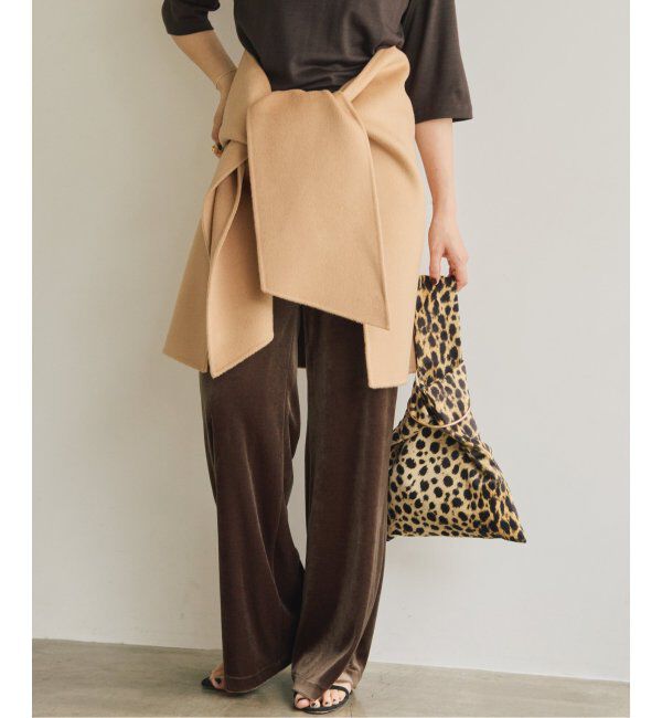 VERMEIL par iena「woolリバー2WAYストール」|ストール|キャメル