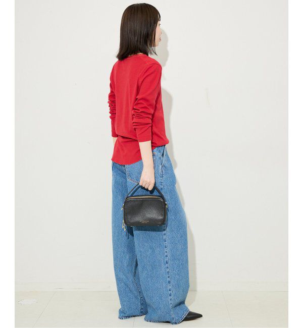 SLOBE IENA「スラブリブヘンリーネックロンTEE」|Tシャツ・カットソー|