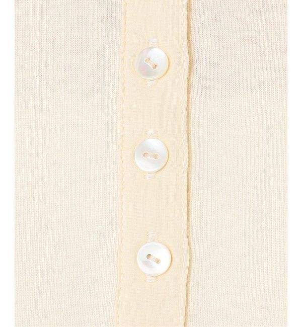 SLOBE IENA「スラブリブヘンリーネックロンTEE」|Tシャツ・カットソー|