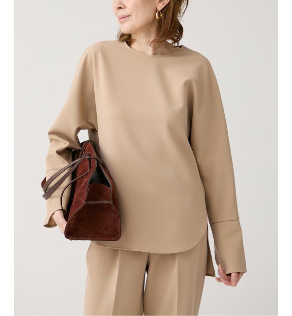 VERMEIL par iena「ダブルクロスストレッチ T-ブラウス」|シャツ・ブラウス|