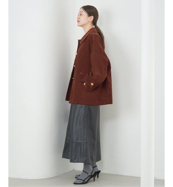 IENA「MACKINTOSH/マッキントッシュ 別注 HUMBIE JACKET コーデュロイ」|ステンカラーコート|