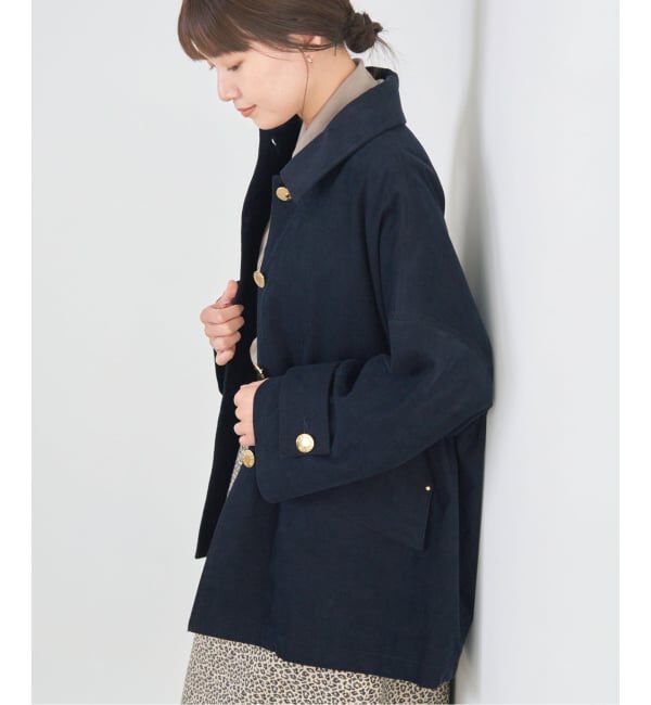 IENA「MACKINTOSH/マッキントッシュ 別注 HUMBIE JACKET コーデュロイ」|ステンカラーコート|