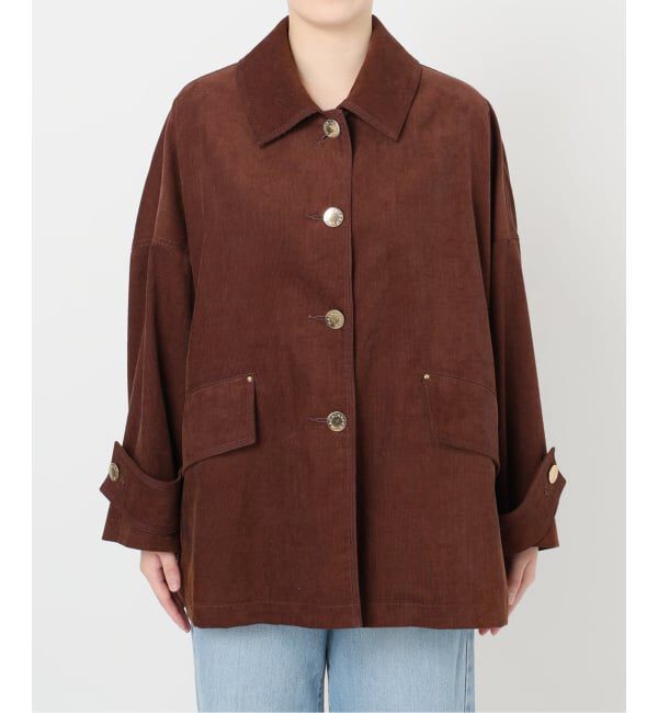 IENA「MACKINTOSH/マッキントッシュ 別注 HUMBIE JACKET コーデュロイ」|ステンカラーコート|