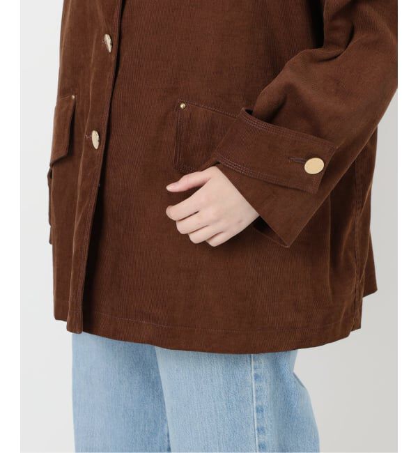 IENA「MACKINTOSH/マッキントッシュ 別注 HUMBIE JACKET コーデュロイ」|ステンカラーコート|