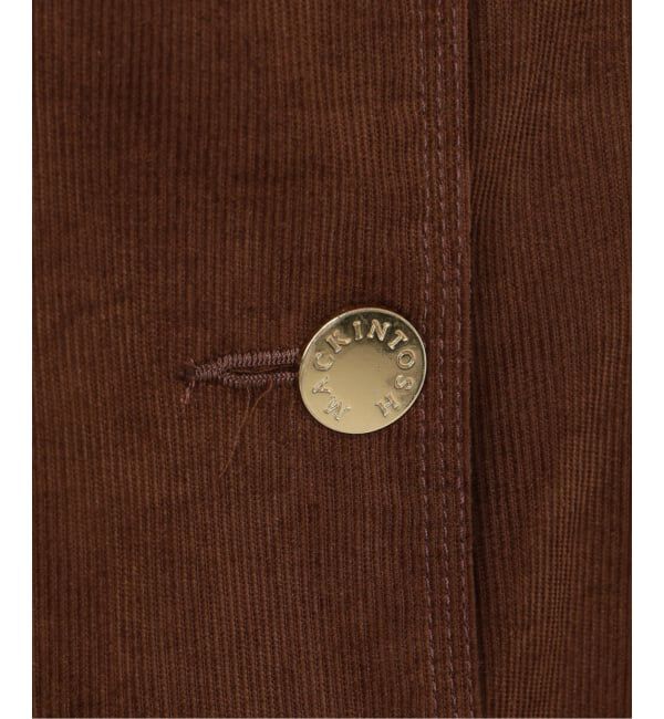 IENA「MACKINTOSH/マッキントッシュ 別注 HUMBIE JACKET コーデュロイ」|ステンカラーコート|