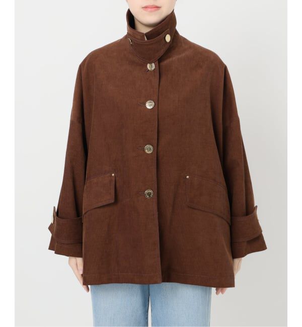 IENA「MACKINTOSH/マッキントッシュ 別注 HUMBIE JACKET コーデュロイ」|ステンカラーコート|