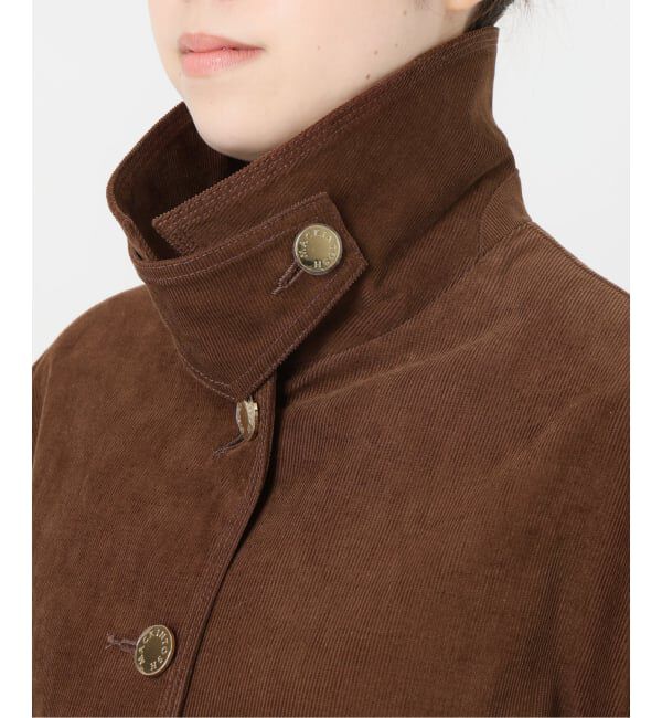 IENA「MACKINTOSH/マッキントッシュ 別注 HUMBIE JACKET コーデュロイ」|ステンカラーコート|