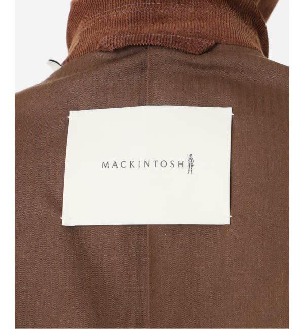 IENA「MACKINTOSH/マッキントッシュ 別注 HUMBIE JACKET コーデュロイ」|ステンカラーコート|