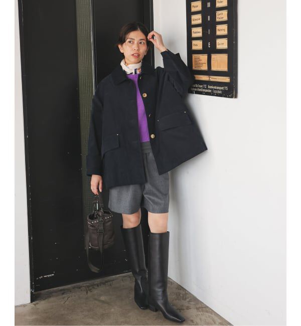 IENA「MACKINTOSH/マッキントッシュ 別注 HUMBIE JACKET コーデュロイ」|ステンカラーコート|