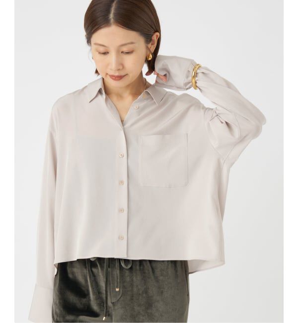 IENA「SOALON ボクシーシャツ」|シャツ・ブラウス|