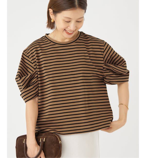 IENA「ボリュームスリーブTシャツ」|Tシャツ・カットソー|