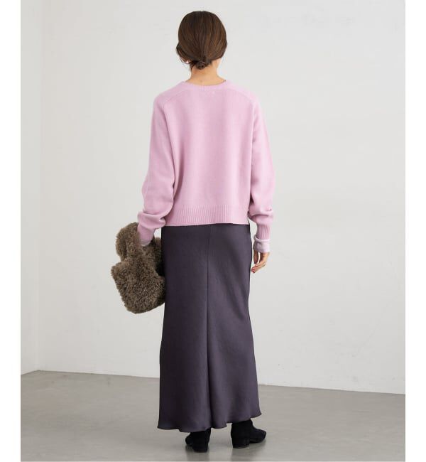 IENA「《追加14》ダブルサテンスカート」|スカート|