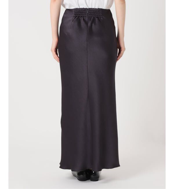 IENA「《追加14》ダブルサテンスカート」|スカート|