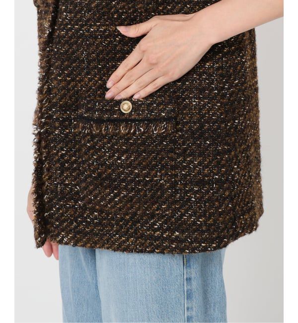 IENA「GIOLICA ツイードベスト」|ダウンベスト・ベスト|