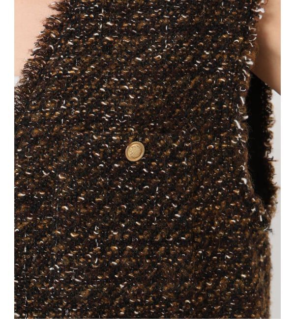 IENA「GIOLICA ツイードベスト」|ダウンベスト・ベスト|