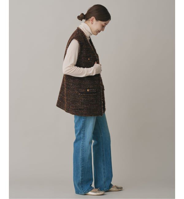 IENA「GIOLICA ツイードベスト」|ダウンベスト・ベスト|