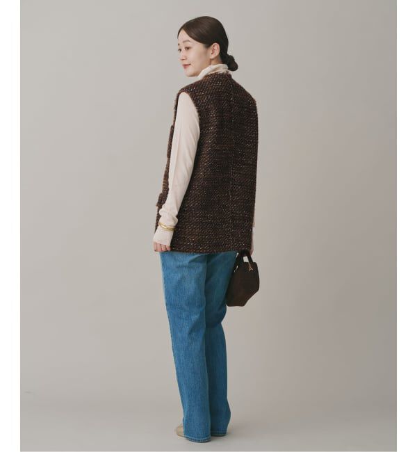 IENA「GIOLICA ツイードベスト」|ダウンベスト・ベスト|