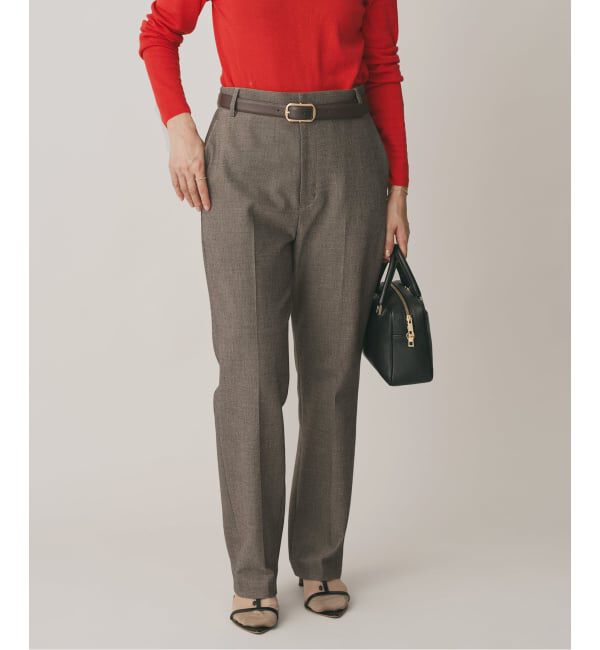 IENA「ツイードダブルクロスパンツ」|スラックス|