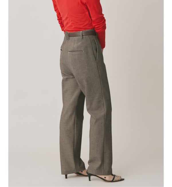 IENA「ツイードダブルクロスパンツ」|スラックス|