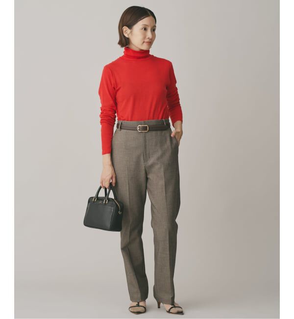 IENA「ツイードダブルクロスパンツ」|スラックス|