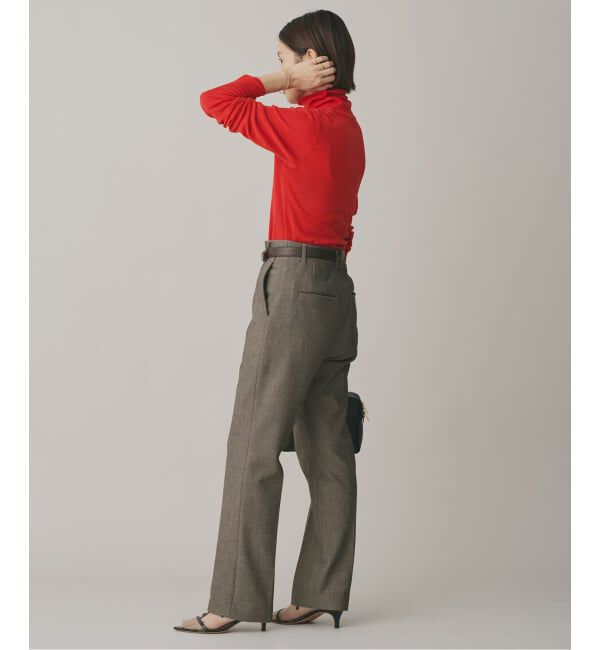 IENA「ツイードダブルクロスパンツ」|スラックス|