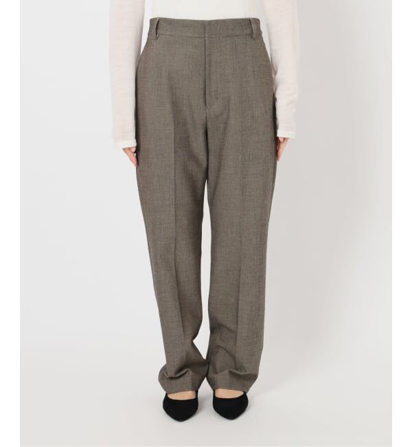 IENA「ツイードダブルクロスパンツ」|スラックス|