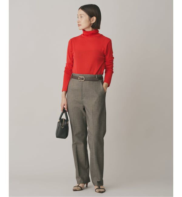 IENA「ツイードダブルクロスパンツ」|スラックス|