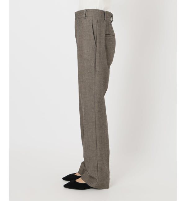 IENA「ツイードダブルクロスパンツ」|スラックス|