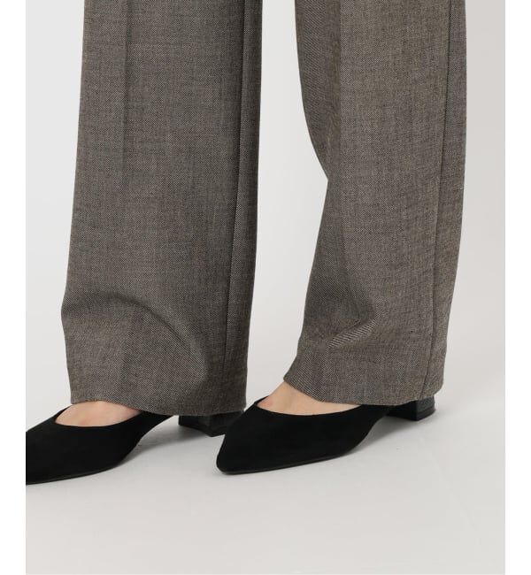 IENA「ツイードダブルクロスパンツ」|スラックス|