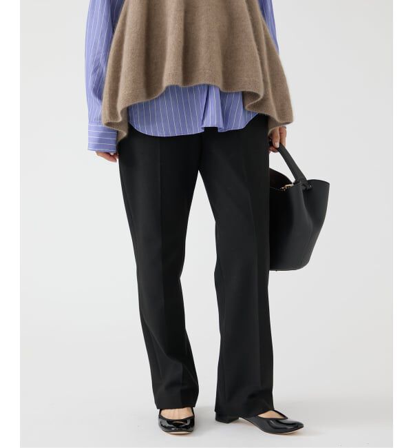 IENA「ツイードダブルクロスパンツ」|スラックス|