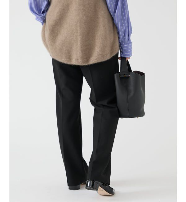 IENA「ツイードダブルクロスパンツ」|スラックス|