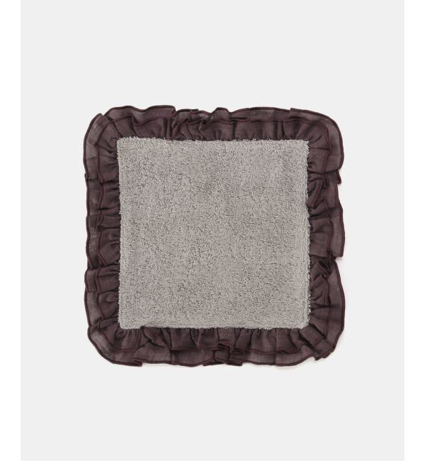 IENA「BORGO DELLE TOVAGLIE/ボルゴ デレ トヴァーリエ ミニタオル」|ハンカチ|ブラック B