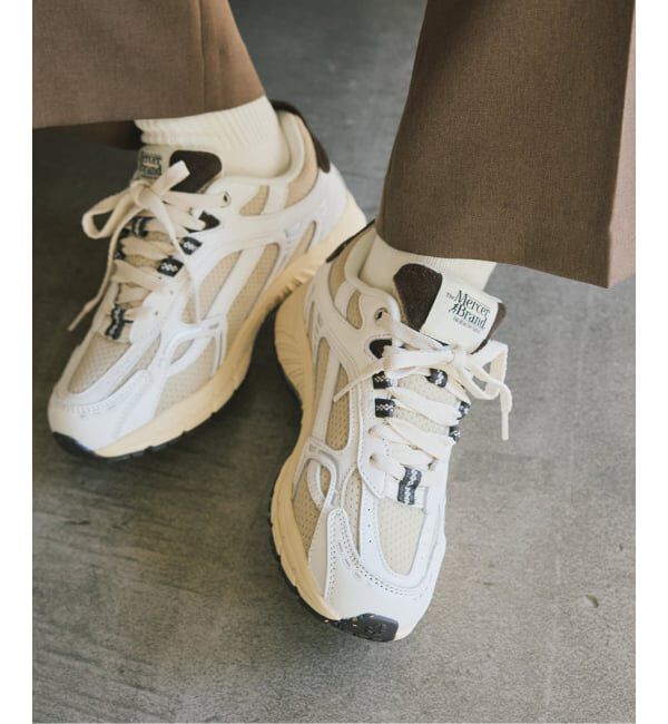 SLOBE IENA「《WEB限定/追加2》The Mercer Brand The Re-Run Vintage ME253012-157/601」|スニーカー|ホワイト