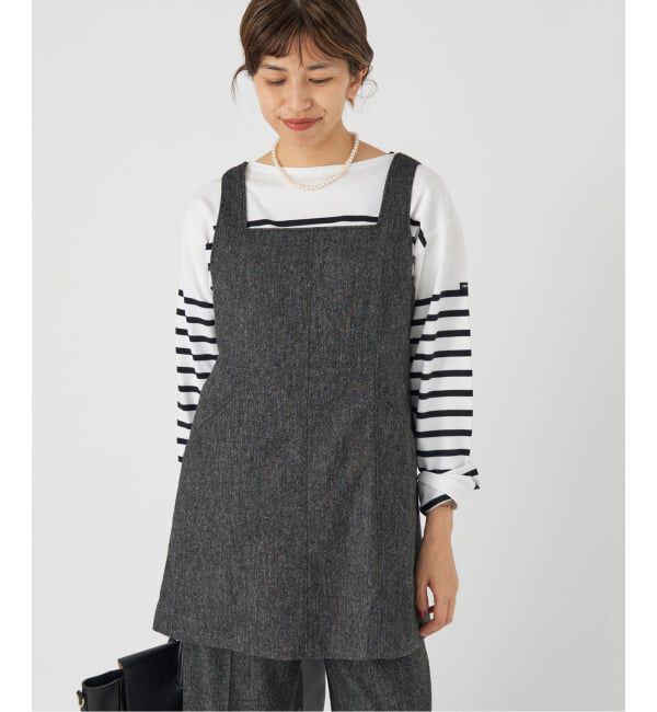 IENA「ツイードスクエアチュニック」|シャツ・ブラウス|