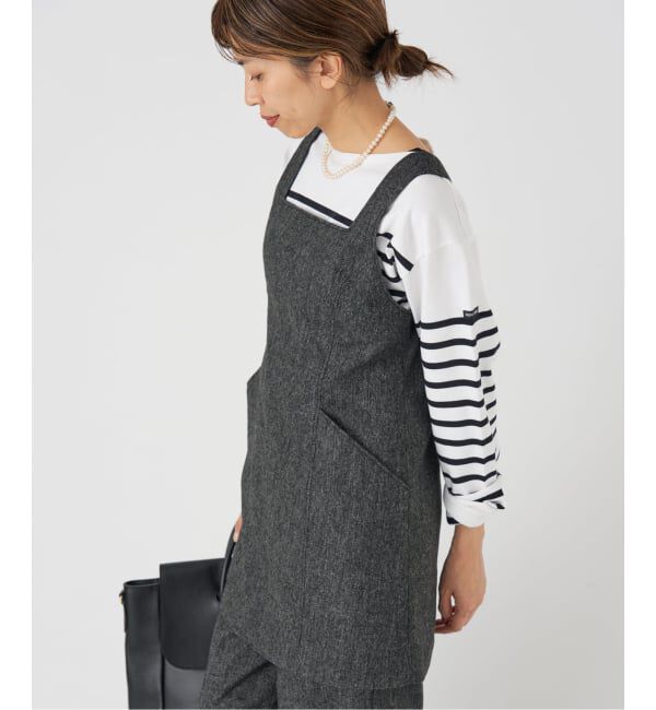 IENA「ツイードスクエアチュニック」|シャツ・ブラウス|