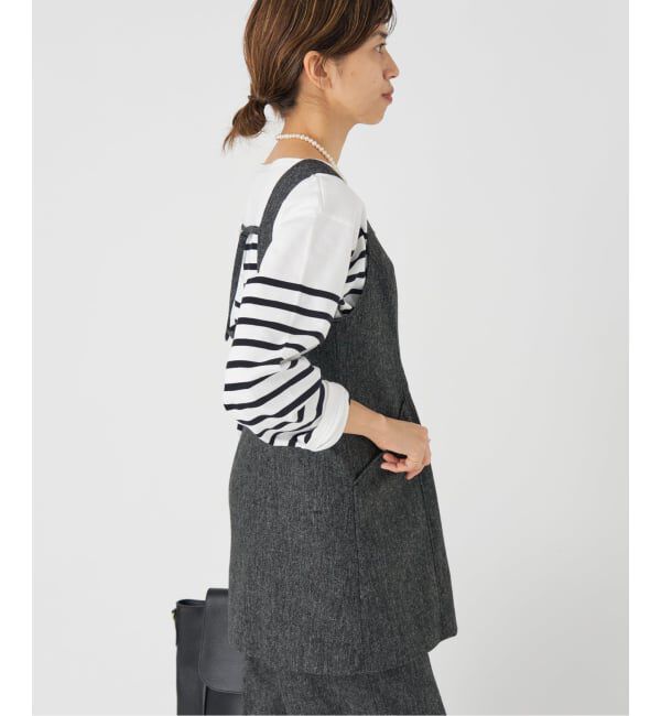 IENA「ツイードスクエアチュニック」|シャツ・ブラウス|