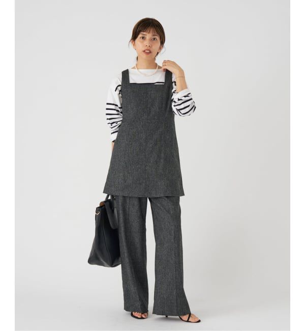 IENA「ツイードスクエアチュニック」|シャツ・ブラウス|